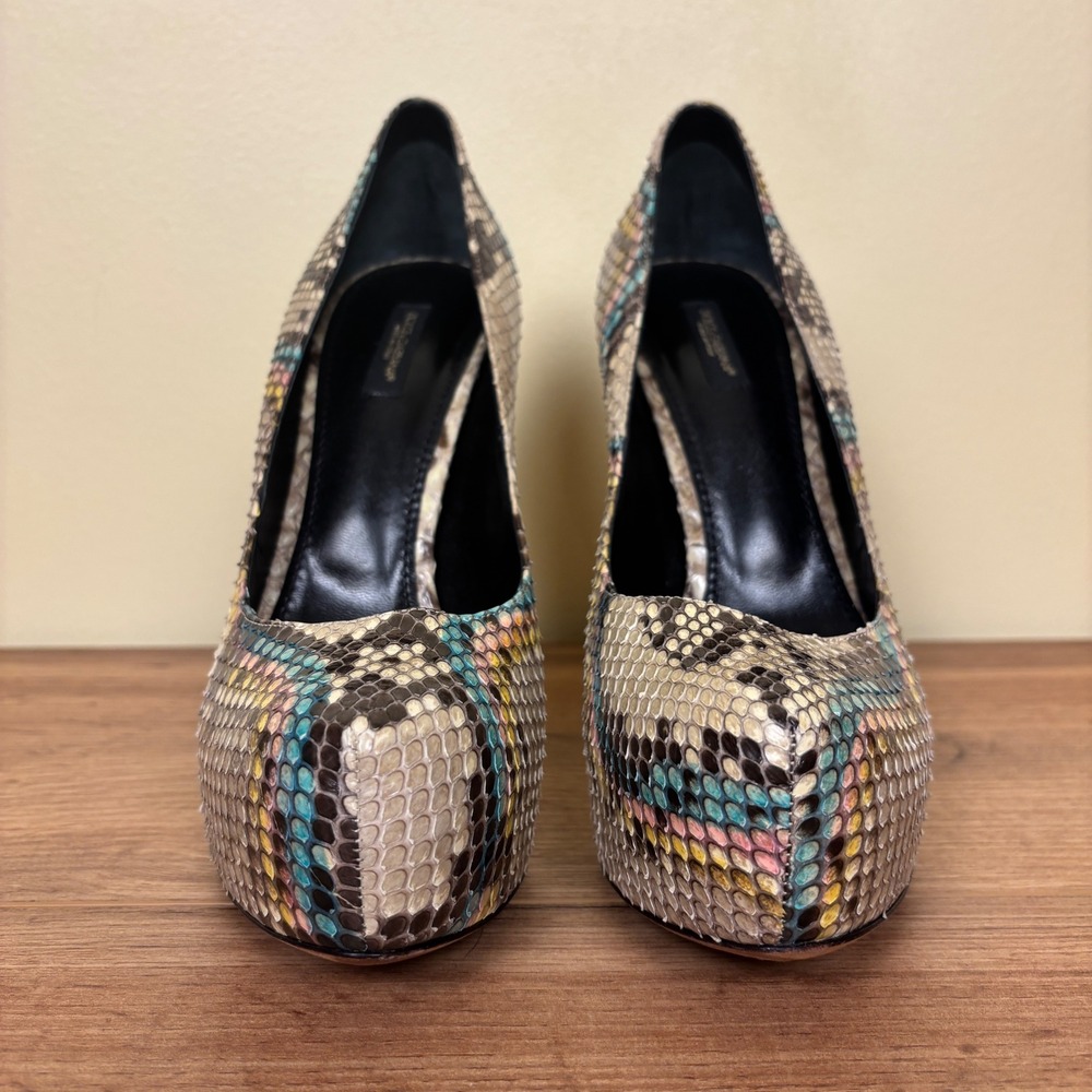 DOLCE & GABBANA Python Platform Pump Shoes Snakes… - image 6
